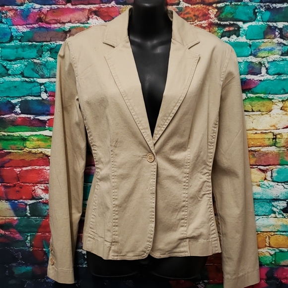 EUC Chadwicks tan blazer small - Picture 1 of 3